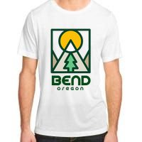 Bend Oregon Mountain Sunset Vacation Adult ChromaSoft Performance T-Shirt