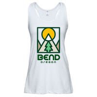 Bend Oregon Mountain Sunset Vacation Ladies Essential Flowy Tank