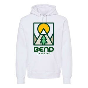 Bend Oregon Mountain Sunset Vacation Premium Hoodie