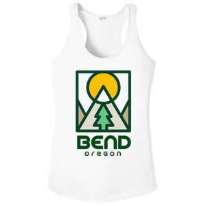 Bend Oregon Mountain Sunset Vacation Ladies PosiCharge Competitor Racerback Tank