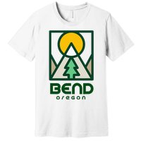 Bend Oregon Mountain Sunset Vacation Premium T-Shirt