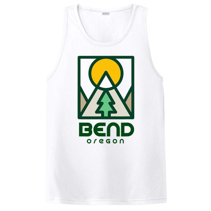 Bend Oregon Mountain Sunset Vacation PosiCharge Competitor Tank