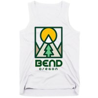 Bend Oregon Mountain Sunset Vacation Tank Top