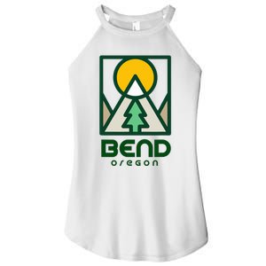 Bend Oregon Mountain Sunset Vacation Women's Perfect Tri Rocker Tank