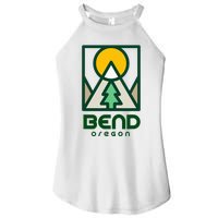 Bend Oregon Mountain Sunset Vacation Women's Perfect Tri Rocker Tank