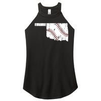 Baseball Oklahoma Mom Dad Grandparents Women’s Perfect Tri Rocker Tank