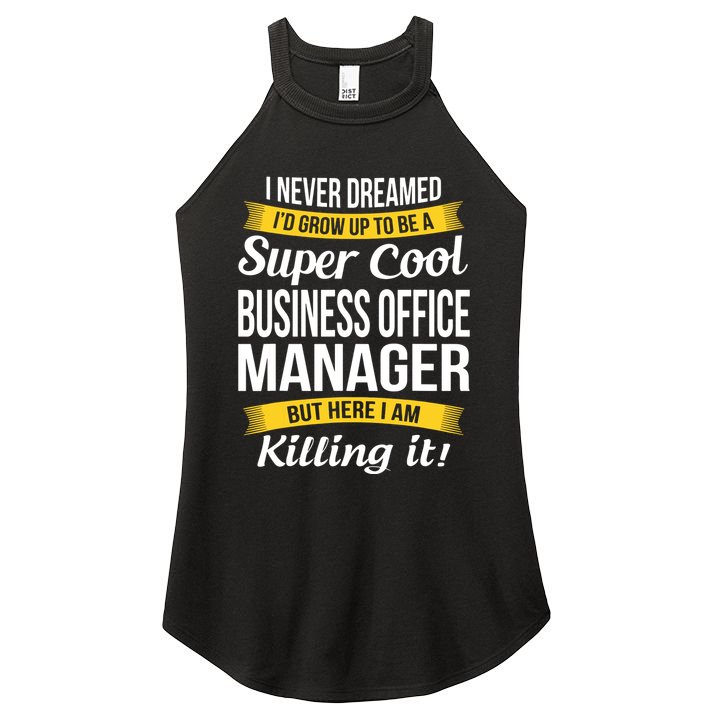 Business Office Manager Funny Gift Women's Perfect Tri Rocker Tank