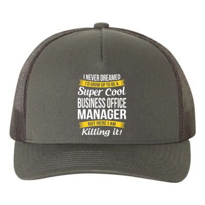 Business Office Manager Funny Gift Yupoong Adult 5-Panel Trucker Hat