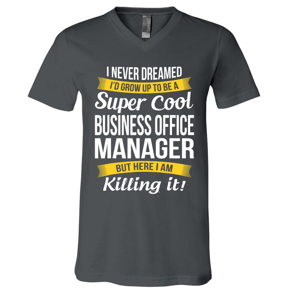 Business Office Manager Funny Gift V-Neck T-Shirt