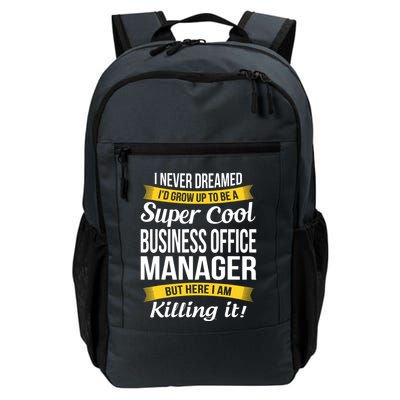 Business Office Manager Funny Gift Backpack