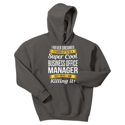 Business Office Manager Funny Gift Kids Hoodie