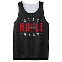 Business Owner Money Stay Humble Hustle Hard Mesh Reversible Basketball Jersey Tank