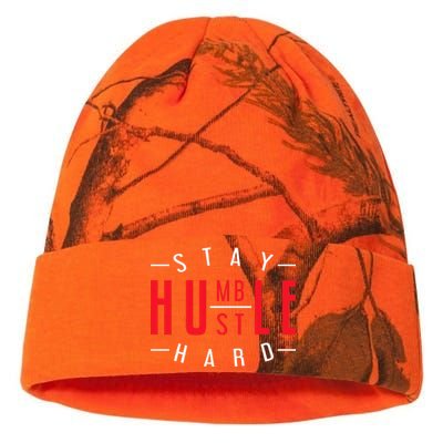 Business Owner Money Stay Humble Hustle Hard Kati Licensed 12" Camo Beanie