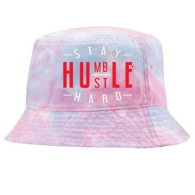 Business Owner Money Stay Humble Hustle Hard Tie-Dyed Bucket Hat