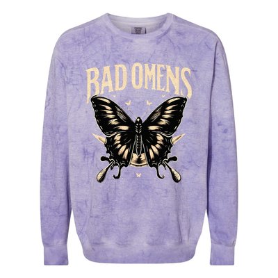 B.Ad Omens Moth Colorblast Crewneck Sweatshirt