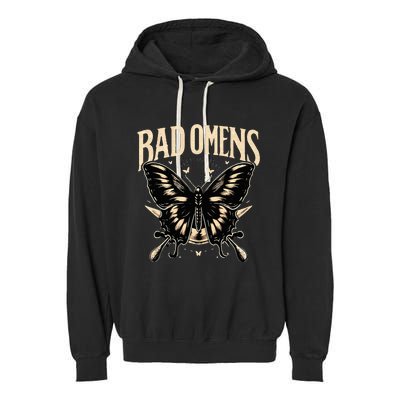 B.Ad Omens Moth Garment-Dyed Fleece Hoodie