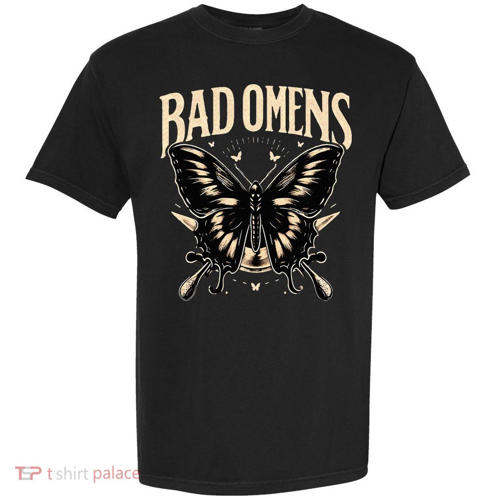 B.Ad Omens Moth Garment-Dyed Heavyweight T-Shirt