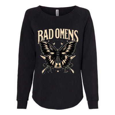 B.Ad Omens Moth Womens California Wash Sweatshirt