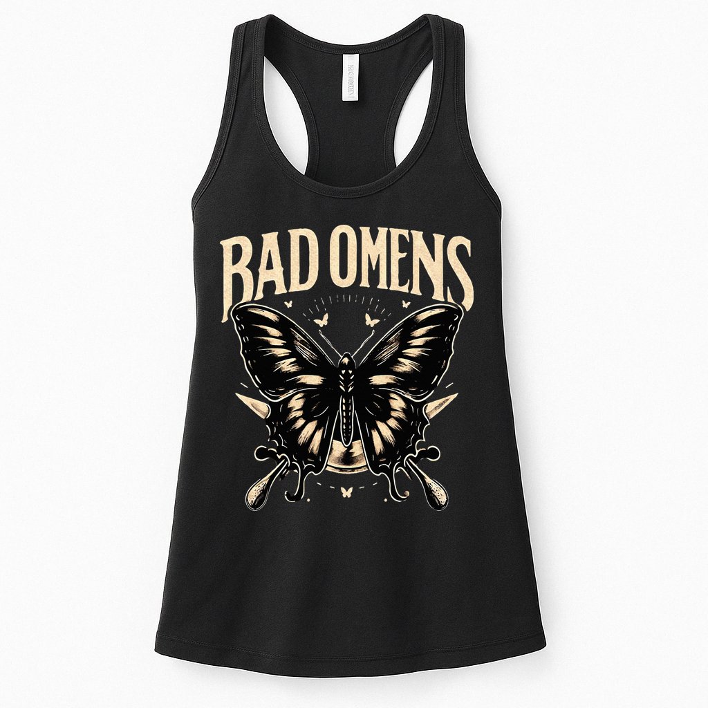 B.Ad Omens Moth Womens Tank Top