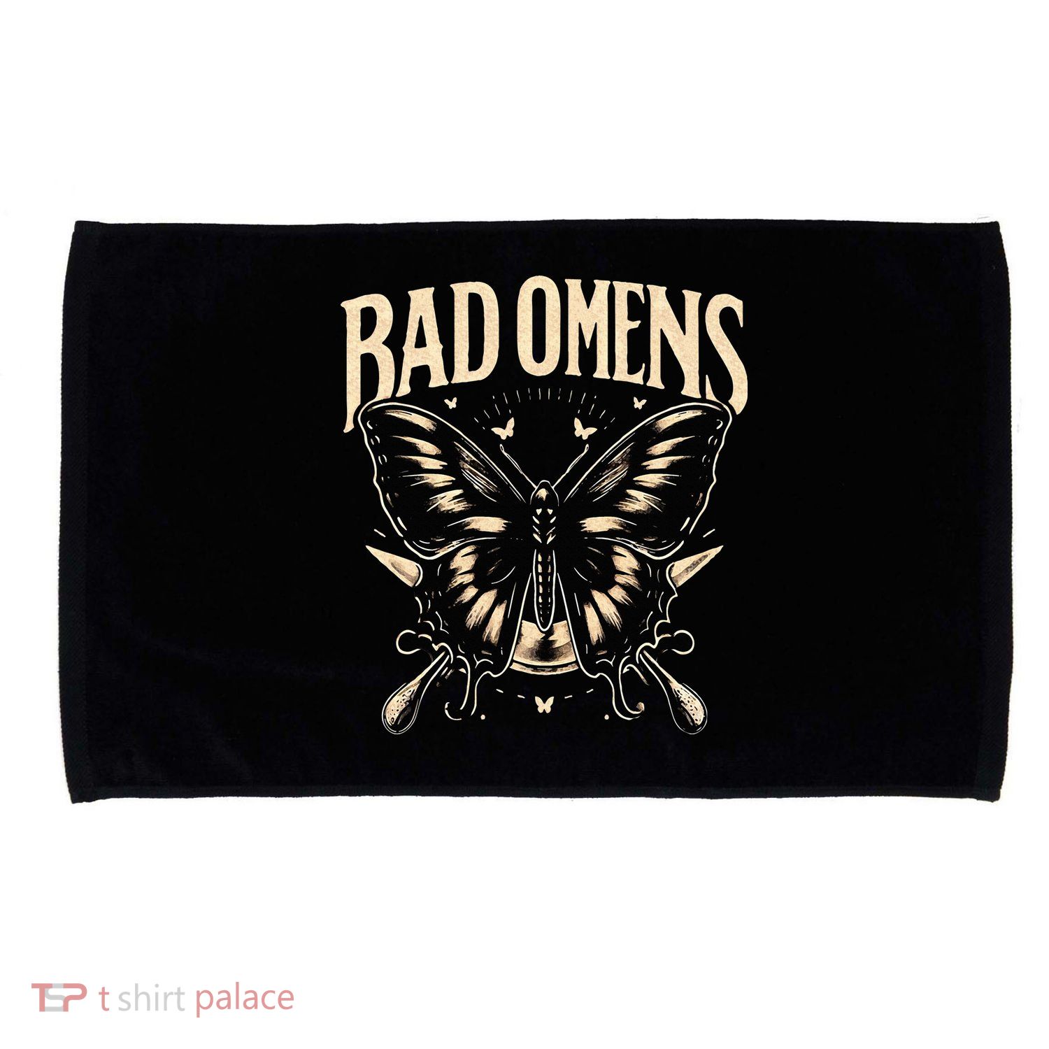 B.Ad Omens Moth Microfiber Hand Towel