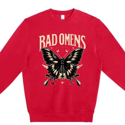 B.Ad Omens Moth Premium Crewneck Sweatshirt