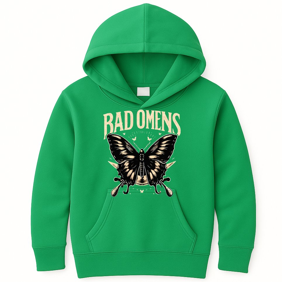 B.Ad Omens Moth Kids Hoodie
