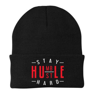 Business Owner Money Stay Humble Hustle Hard Knit Cap Winter Beanie