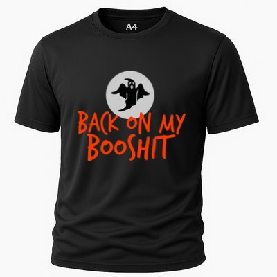 Back On My BooShit Boo Bullshit Bull Shit Halloween Fun Gift Performance Shirt