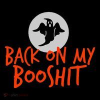 Back On My BooShit Boo Bullshit Bull Shit Halloween Fun Gift Tall T-Shirt
