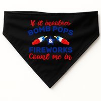 Bomb Pops And Fireworks USA-Made Doggie Bandana