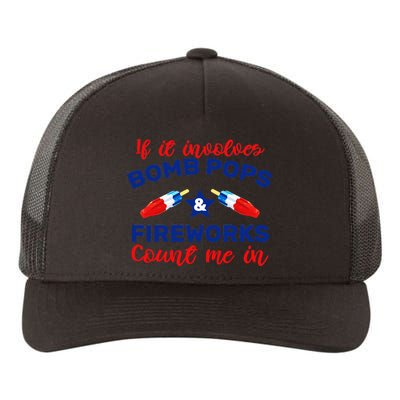 Bomb Pops And Fireworks Yupoong Adult 5-Panel Trucker Hat