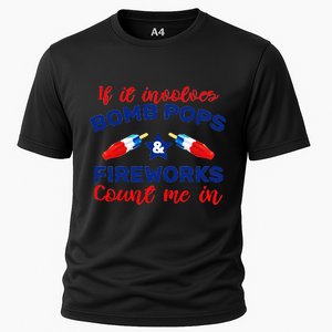 Bomb Pops And Fireworks Cooling Performance Crew T-Shirt