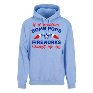 Bomb Pops And Fireworks Unisex Surf Hoodie