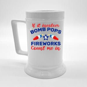 Bomb Pops And Fireworks Beer Stein