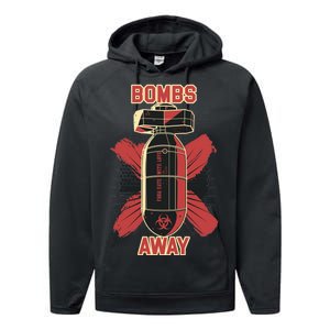 Bombs Away Trash Polka Performance Fleece Hoodie