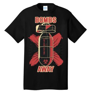 Bombs Away Trash Polka Tall T-Shirt