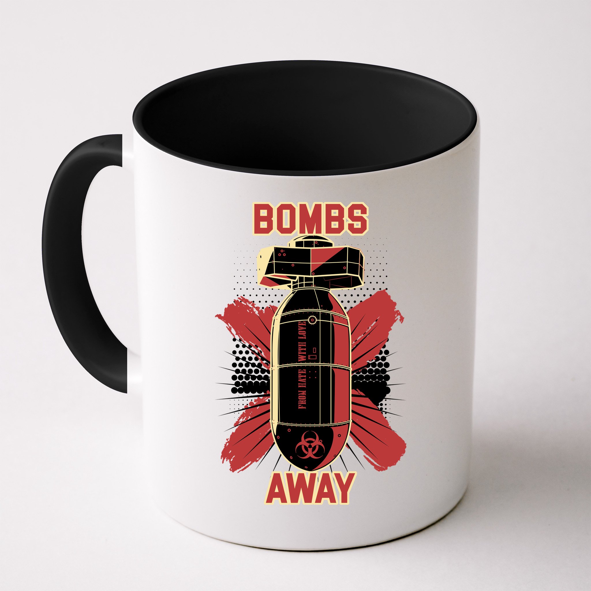 Bombs Away Trash Polka Mug