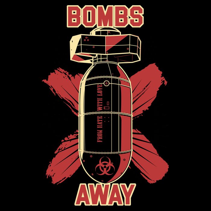 Bombs Away Trash Polka Mug