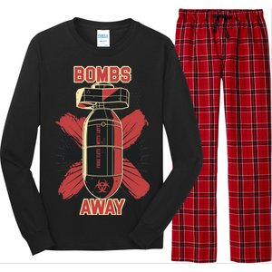 Bombs Away Trash Polka Long Sleeve Pajama Set