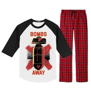 Bombs Away Trash Polka Raglan Sleeve Pajama Set