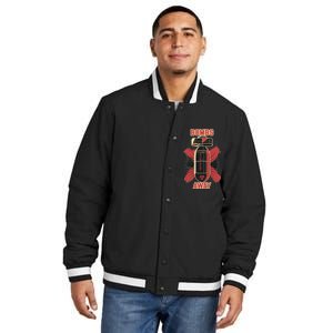 Bombs Away Trash Polka Insulated Varsity Jacket