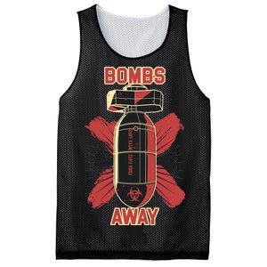 Bombs Away Trash Polka Mesh Reversible Basketball Jersey Tank