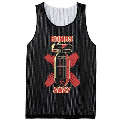 Bombs Away Trash Polka Mesh Reversible Basketball Jersey Tank