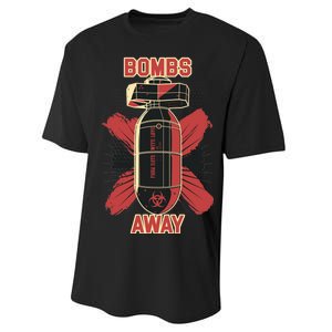 Bombs Away Trash Polka Performance Sprint T-Shirt