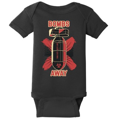 Bombs Away Trash Polka Baby Bodysuit
