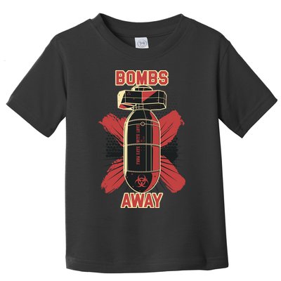 Bombs Away Trash Polka Toddler T-Shirt