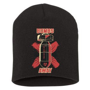 Bombs Away Trash Polka Short Acrylic Beanie