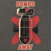 Bombs Away Trash Polka Cotton Canvas Backpack