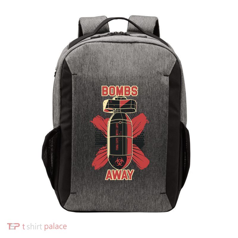 Bombs Away Trash Polka Vector Backpack