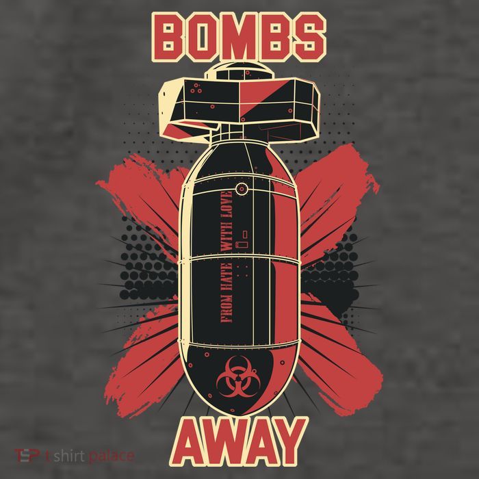 Bombs Away Trash Polka Vector Backpack